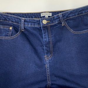 Alice & You Dark Blue Flare Jeans Size 18 (16)